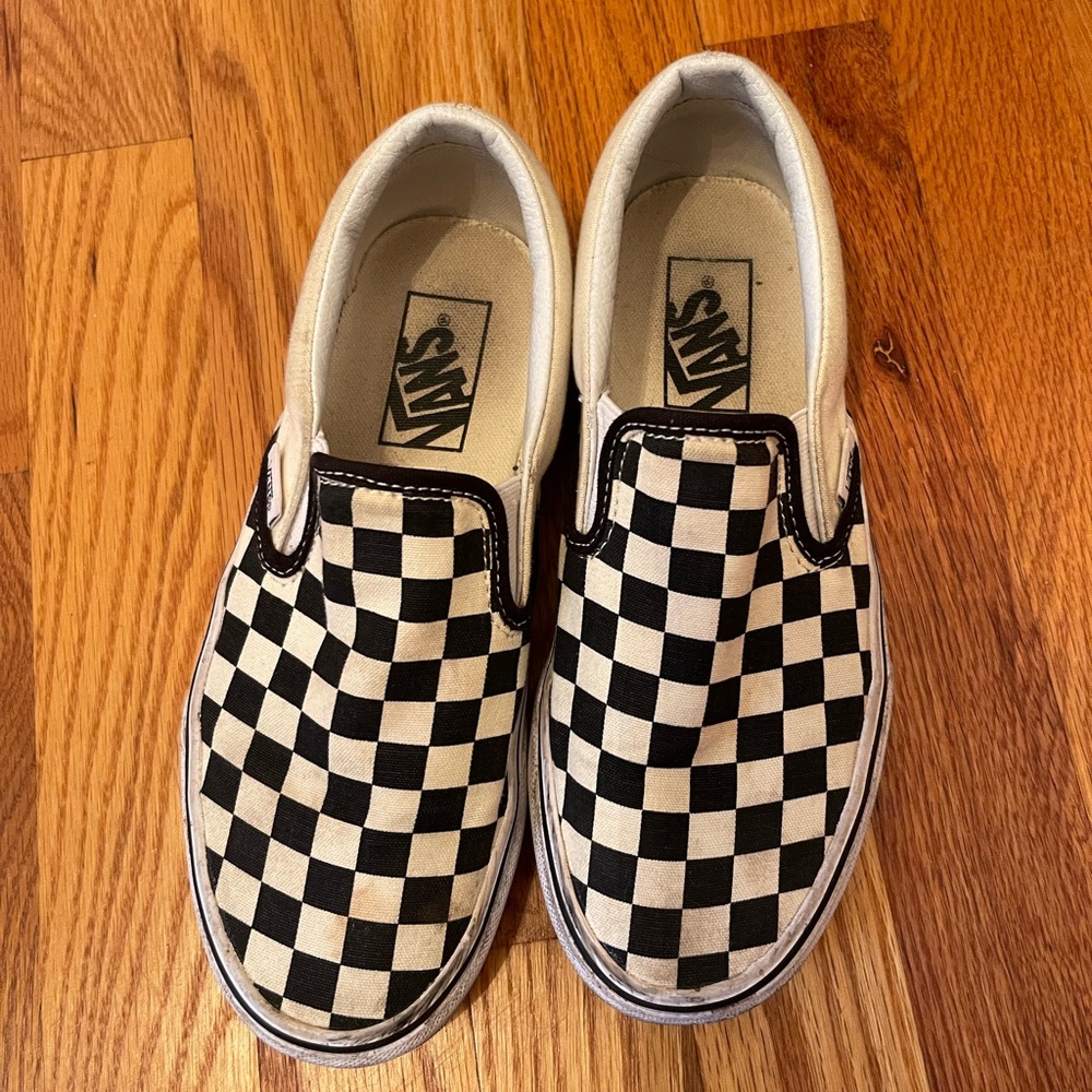 Classic checkered vans size 6 womens